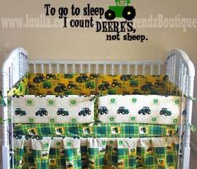 I go to sleep counting Deeres
