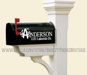 Fancy Mailbox Decals